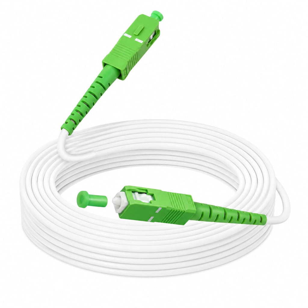 Câble fibre optique SC/APC 30 m — rallonge verte pour Orange, SFR, Bouygues, Sosh